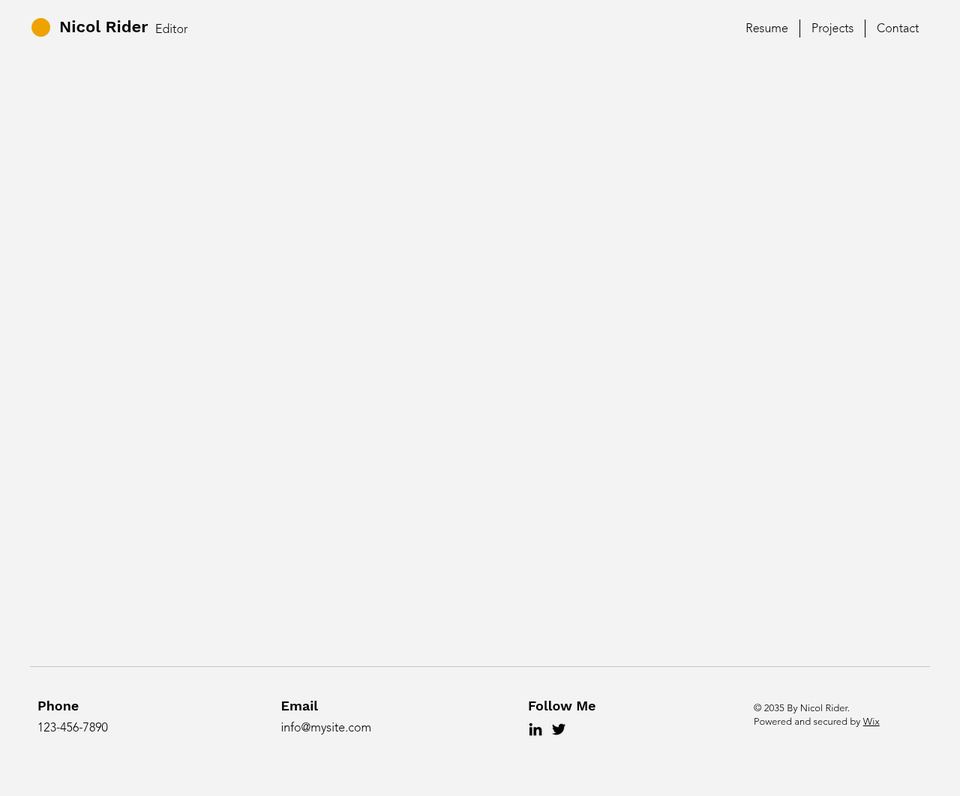 Before: a Wix template page rendered with block_ads