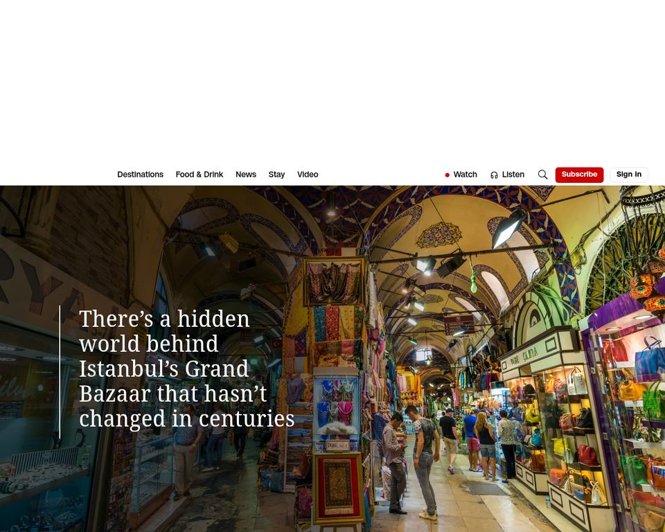 Before: full-page screenshot of cnn.com/travel